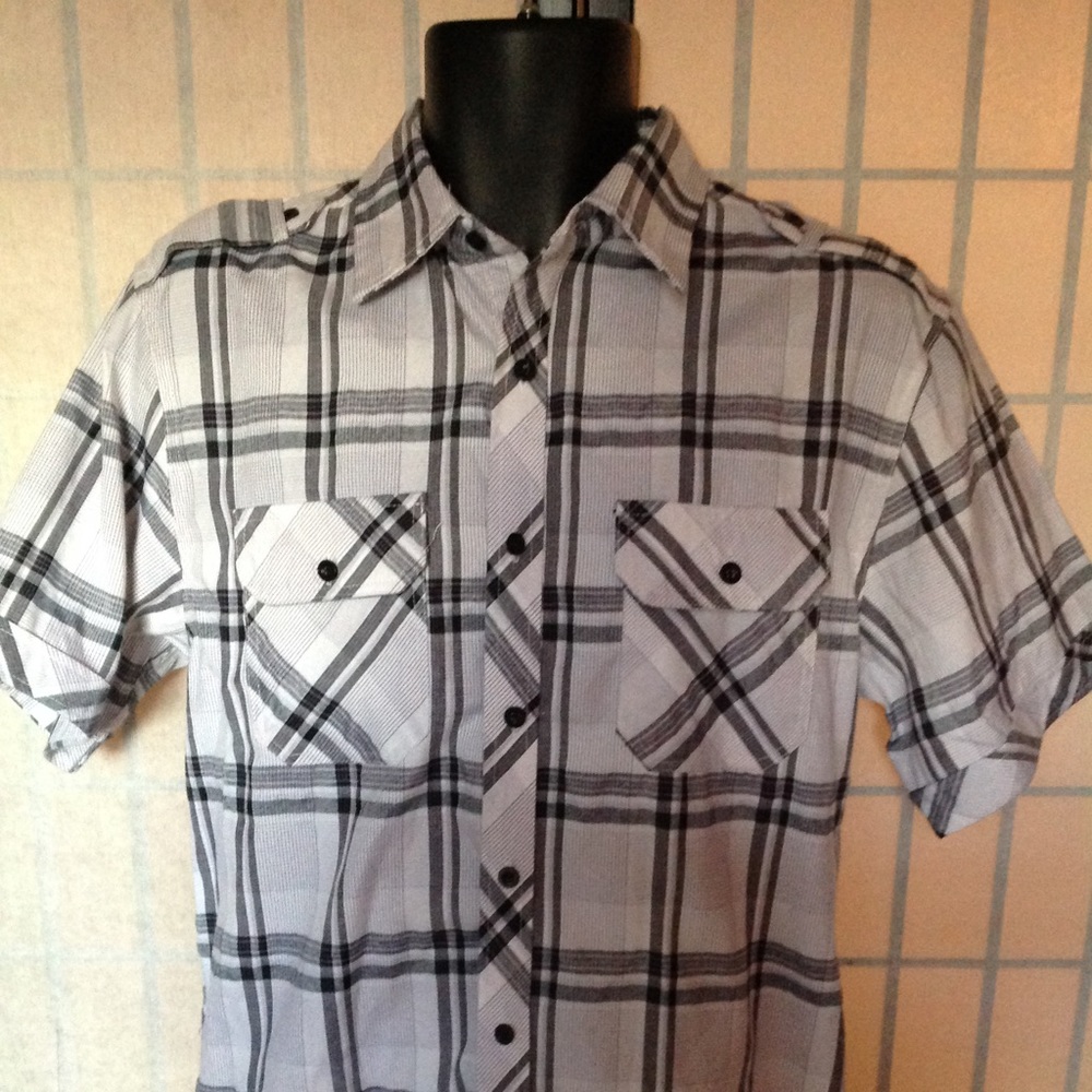 Blac Laquer Men's Short Sleeve Shirt